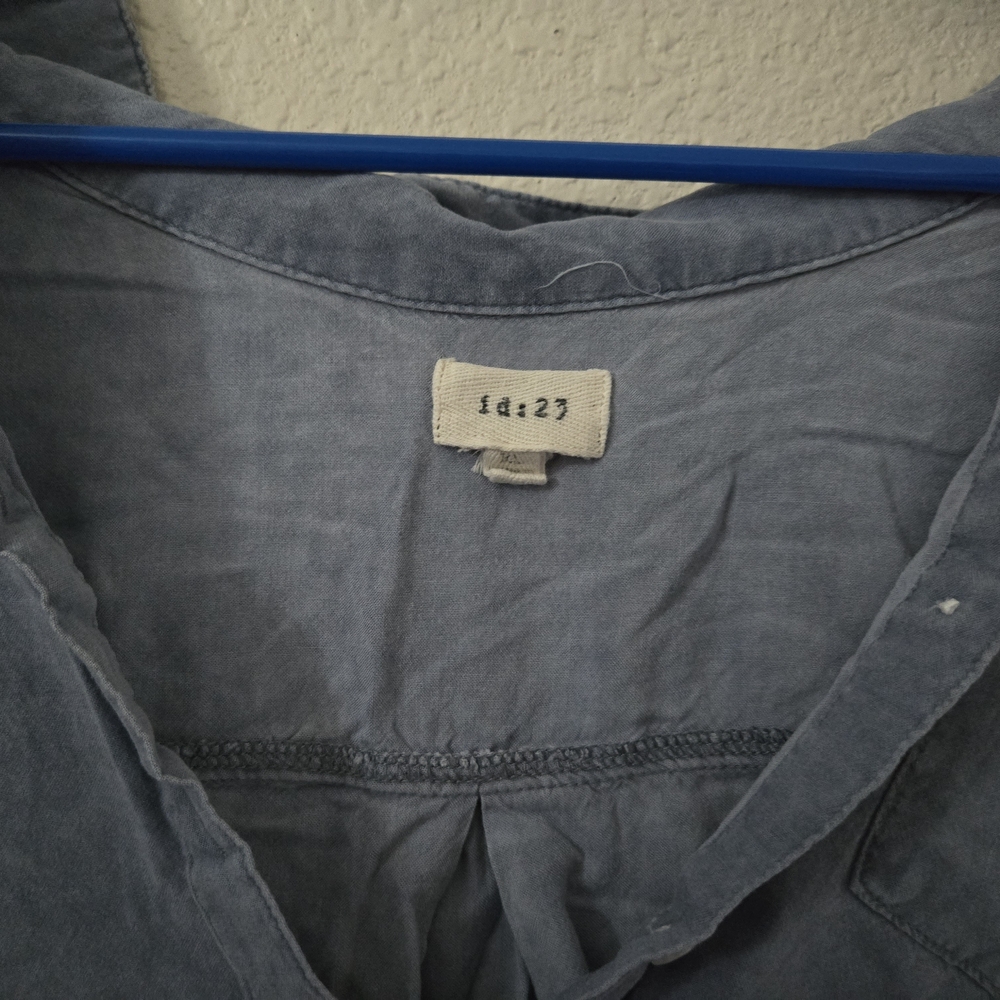 Blue Button-Up Shirt